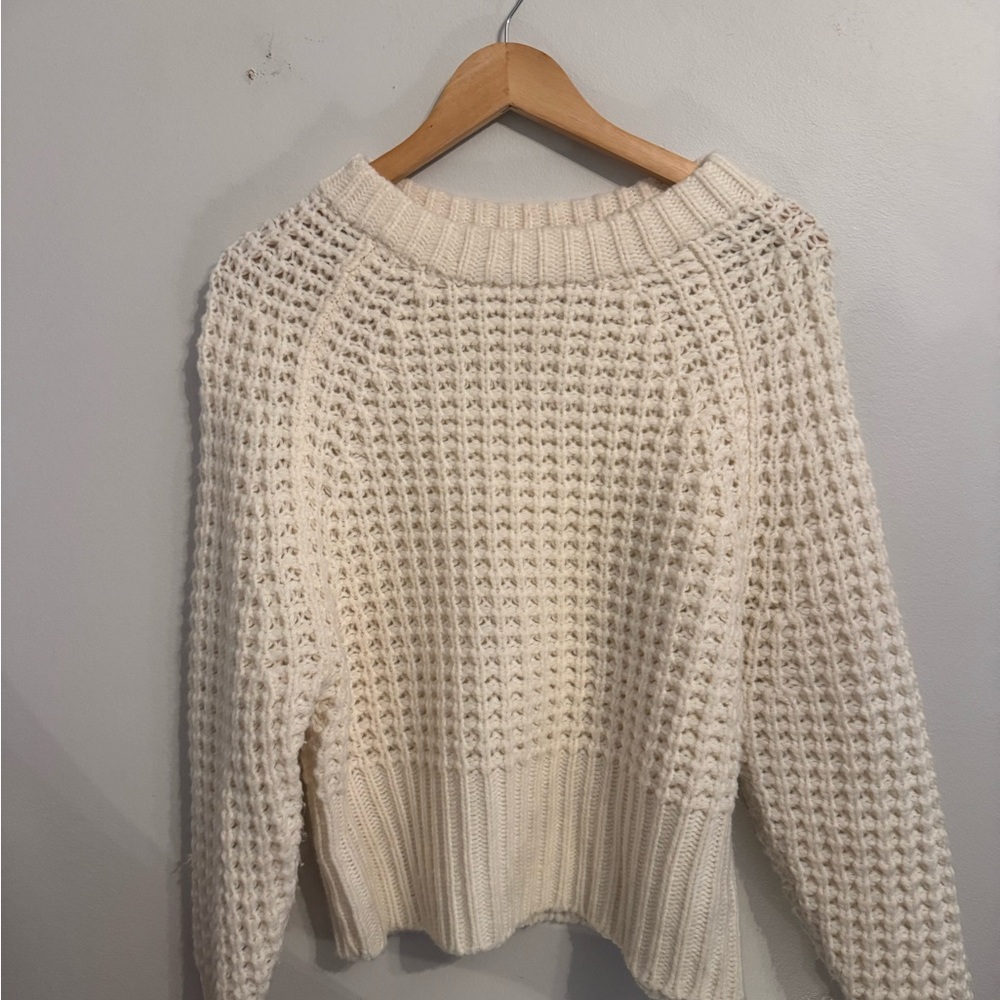 Simons Twik Small Cream Textured Knit Sweater - Picture 5 of 5